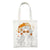 Women's Simple Style Flower Mushroom Shopping Bags