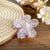 Women's Simple Style Flower Plastic Resin Flowers Hair Claws