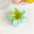 Women's Simple Style Flower Plastic Resin Hair Claws