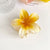 Women's Simple Style Flower Plastic Resin Hair Claws