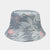 Women's Simple Style Flower Printing Flat Eaves Bucket Hat