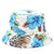 Women's Simple Style Flower Printing Flat Eaves Bucket Hat