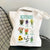 Women's Simple Style Flower Shopping Bags