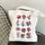 Women's Simple Style Flower Shopping Bags