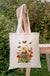 Women's Simple Style Flower Shopping Bags