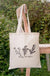 Women's Simple Style Flower Shopping Bags