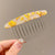 Women's Simple Style Geometric Alloy Insert Comb