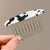 Women's Simple Style Geometric Alloy Insert Comb