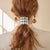 Women's Simple Style Geometric Alloy Plating Hair Tie