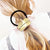 Women's Simple Style Geometric Alloy Plating Hair Tie