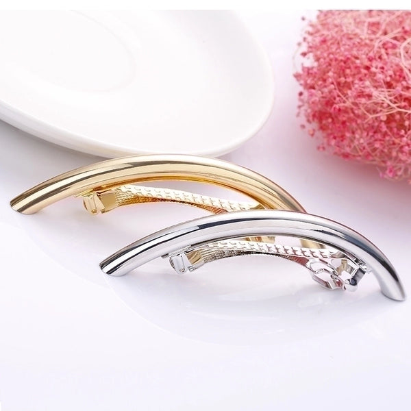 Women's Simple Style Geometric Brass Plating Hair Clip