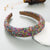 Women's Simple Style Geometric Cloth Resin Beaded Hair Band