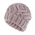 Women's Simple Style Geometric Stripe Flat Eaves Wool Cap