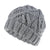 Women's Simple Style Geometric Stripe Flat Eaves Wool Cap