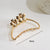 Women's Simple Style Heart Shape Flower Shell Alloy Hair Claws