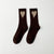 Women's Simple Style Heart Shape Nylon Cotton Crew Socks A Pair