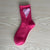 Women's Simple Style Heart Shape Nylon Cotton Crew Socks A Pair