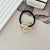 Women's Simple Style IG Style Solid Color Zinc Alloy Hair Tie