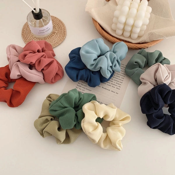 Women's Simple Style Korean Style Flower Cloth Hair Tie