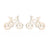 Minimalist Korean Style Geometric 304 Stainless Steel No Inlaid 18K Gold Plated Ear Studs