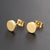 Minimalist Korean Style Geometric 304 Stainless Steel No Inlaid 18K Gold Plated Ear Studs