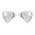 Women's Simple Style Korean Style Geometric Stainless Steel No Inlaid Ear Studs Stainless Steel Earrings