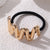 Women's Simple Style Korean Style Irregular Geometric Alloy Plastic Hair Tie