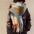 Women's Simple Style Lattice Imitation Cashmere Tassel Scarf