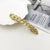 Women's Simple Style Leaves Solid Color Alloy Plating Hair Clip