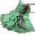 Women's Simple Style Leaves Solid Color Flower Cotton And Linen Embroidery Tassel Scarf Shawl