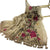 Women's Simple Style Leaves Solid Color Flower Cotton And Linen Embroidery Tassel Scarf Shawl