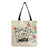 Women's Simple Style Letter Cotton And Linen Shopping Bags