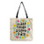 Women's Simple Style Letter Cotton And Linen Shopping Bags