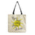 Women's Simple Style Letter Cotton And Linen Shopping Bags