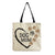 Women's Simple Style Letter Shopping Bags