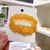 Women's Simple Style Oval Plastic Cotton Thread Hair Clip