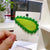 Women's Simple Style Oval Plastic Cotton Thread Hair Clip