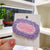 Women's Simple Style Oval Plastic Cotton Thread Hair Clip