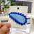 Women's Simple Style Oval Plastic Cotton Thread Hair Clip