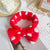 Women's Simple Style Polka Dots Bow Knot Cloth Coral Fleece Hair Band