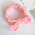 Women's Simple Style Polka Dots Bow Knot Cloth Coral Fleece Hair Band