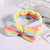 Women's Simple Style Polka Dots Bow Knot Cloth Coral Fleece Hair Band