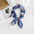 Women's Simple Style Printing Satin Silk Scarf