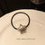 Women's Simple Style Round Star Heart Shape Alloy Rubber Band Hair Tie