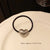 Women's Minimalist Round Star Heart Shape Alloy Rubber Band Hair Tie