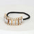 Women's Simple Style Shiny Geometric Copper Inlay Rhinestones Hair Tie