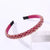 Women's Minimalist Shiny Solid Color Plastic Inlay Rhinestones Hair Band