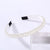 Women's Simple Style Shiny Solid Color Plastic Inlay Rhinestones Hair Band