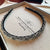 Women's Simple Style Shiny Solid Color Rhinestone Hair Band