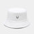 Women's Simple Style Smile Face Embroidery Flat Eaves Bucket Hat